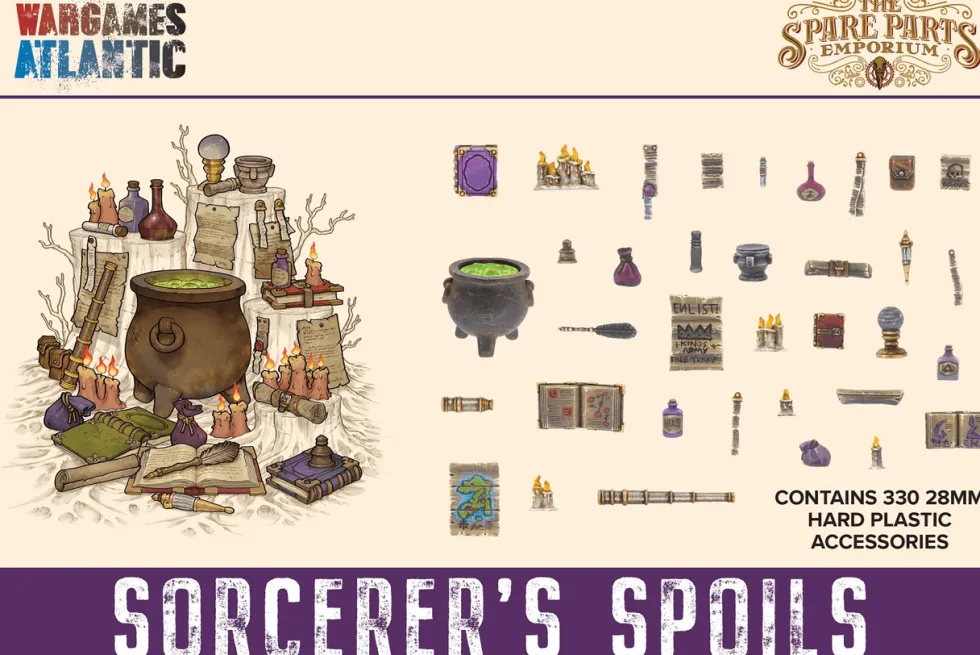 Wargames Atlantic 28mm Spare Parts - Sorcerer's Spoils
