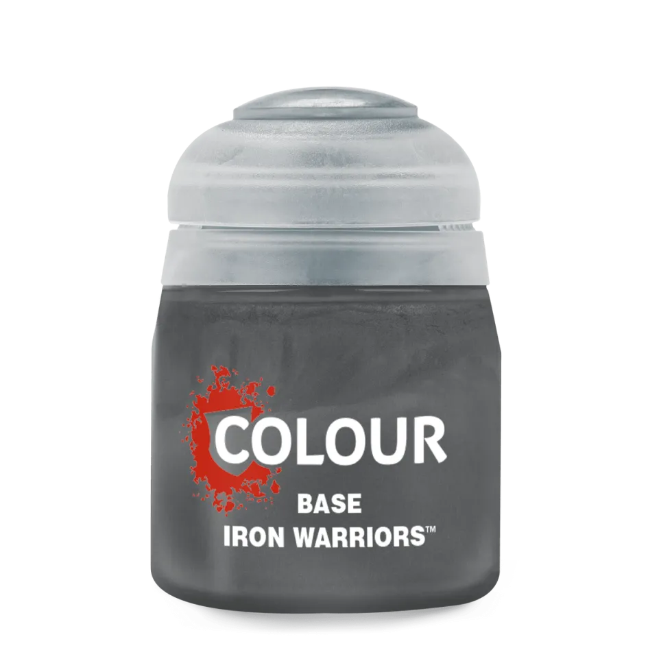 Warhammer Colour 12ml Base Iron Warriors Acrylic Paint