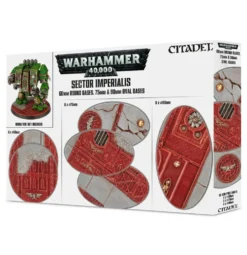 Warhammer Sector Imperialis 60mm Round, 75mm Oval & 90mm Oval Bases