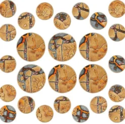 Warhammer Shattered Dominion 40 & 65mm Round Bases