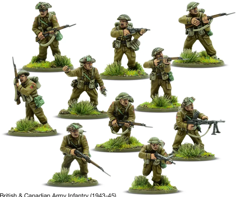 Warlord Games 28mm Bolt Action - British Forces - British & Canadian Army infantry 1943-1945