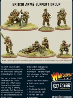 Warlord Games 28mm Bolt Action - British Forces - British Army Support Group
