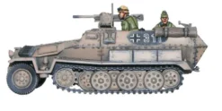 Warlord Games 28mm Bolt Action - German Forces - Sd.Kfz.251/10 37mm Pak 36 Platoon Leader Half-Track