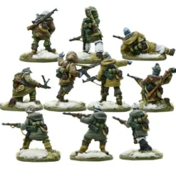 Warlord Games 28mm Bolt Action - German Forces - Waffen-SS Squad in Winter Uniform 1944-1945