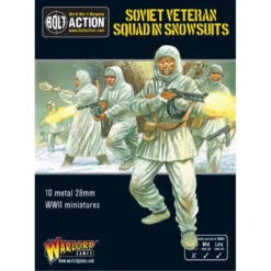 Warlord Games 28mm Bolt Action - Soviet Forces - Veteran Squad in Snowsuits