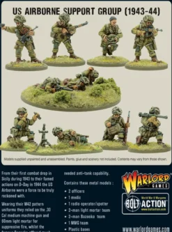 Warlord Games 28mm Bolt Action - US Forces - Airborne Support Group 1943-1944