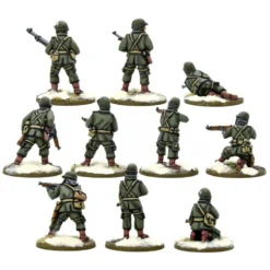 Warlord Games 28mm Bolt Action - US Forces - Airborne Squad in Winter Uniform