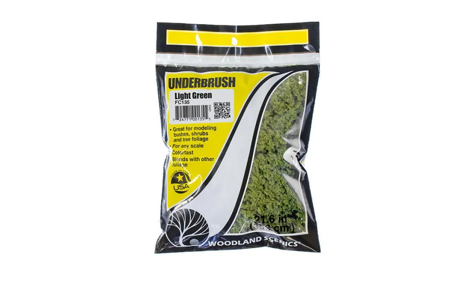 Woodland Scenics Light Green Underbrush (Bag)