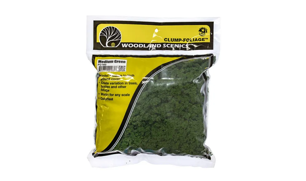 Woodland Scenics Medium Green Clump Foliage