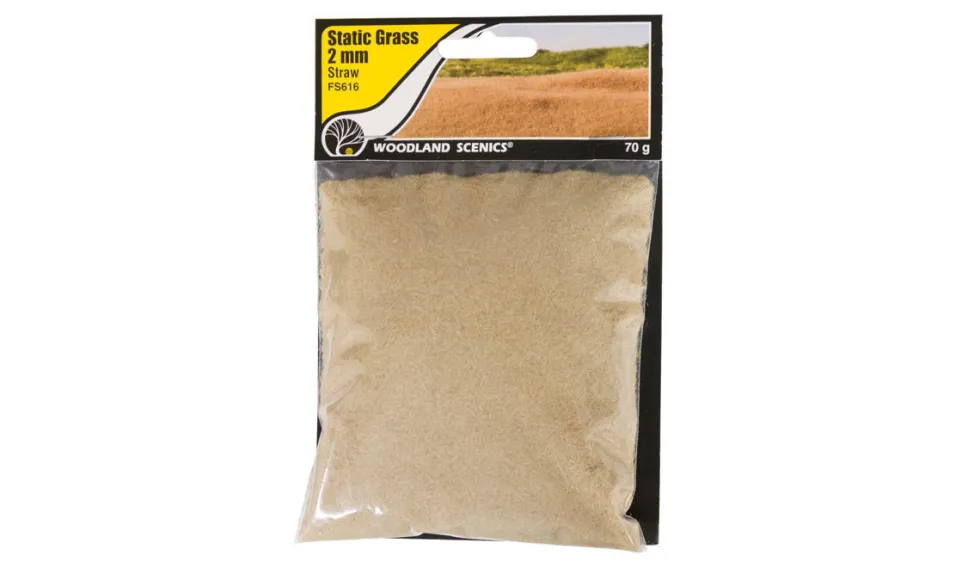 Woodland Scenics Static Grass Straw 7MM
