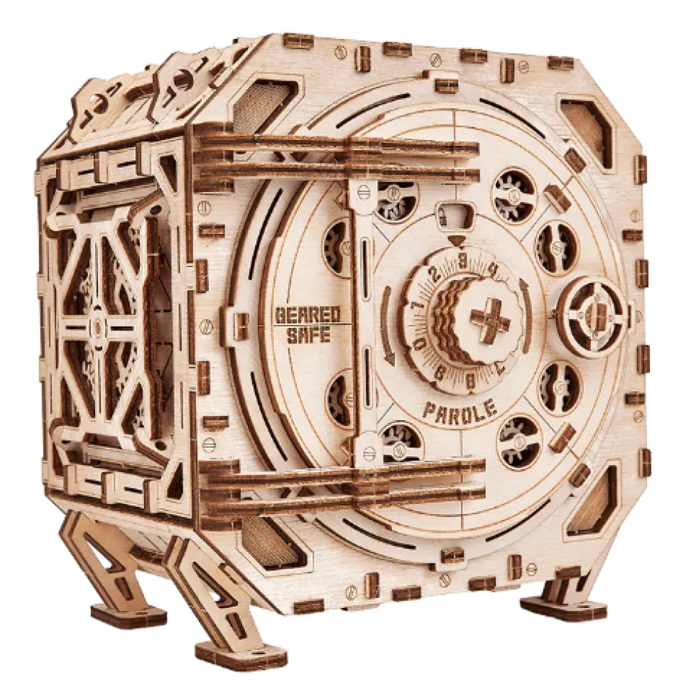 Wood Trick Geared Safe 3D Wooden Model Kit