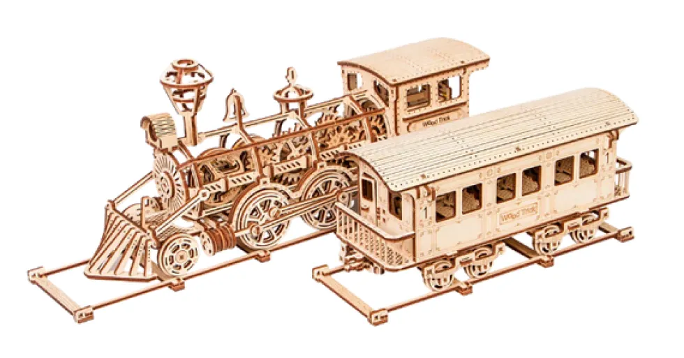 Wood Trick Locomotive R17 3D Wooden Model Kit