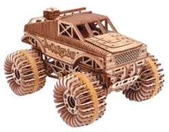 Wood Trick Monster Truck 3D Wooden Model Kit
