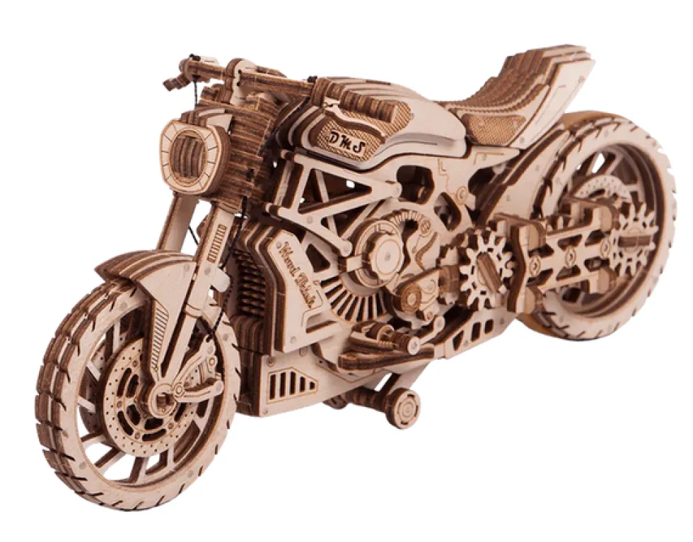 Wood Trick Motorcycle DMS 3D Wooden Model Kit