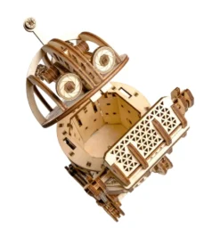 Wood Trick Space Junk Robot 3D Wooden Model Kit