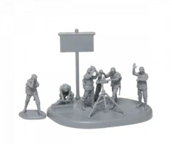 Zvezda 1/72 WWII German 120mm Mortar with Crew