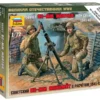 Zvezda 1/72 WWII Soviet 82mm Mortar with Crew